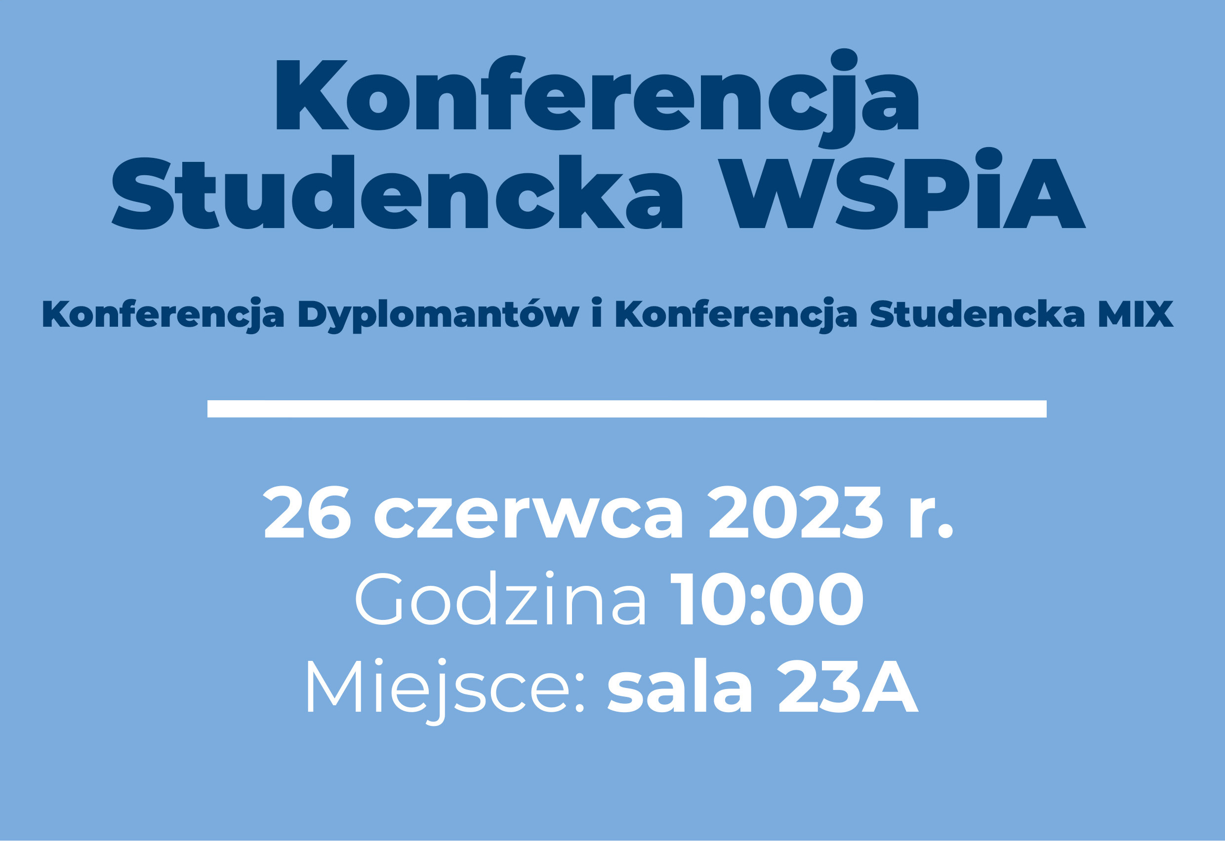 Студентська конференція WSPiA