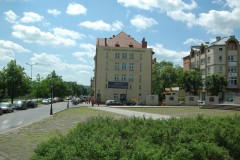 Budynek WSPiA w Przemyślu, widok od strony wschodniej.