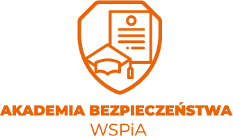 Logo Akademii Bezpieczeństwa WSPiA