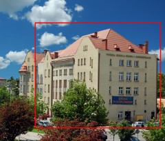 Budynek WSPiA w Przemyślu, widok od strony południowo-wschodniej