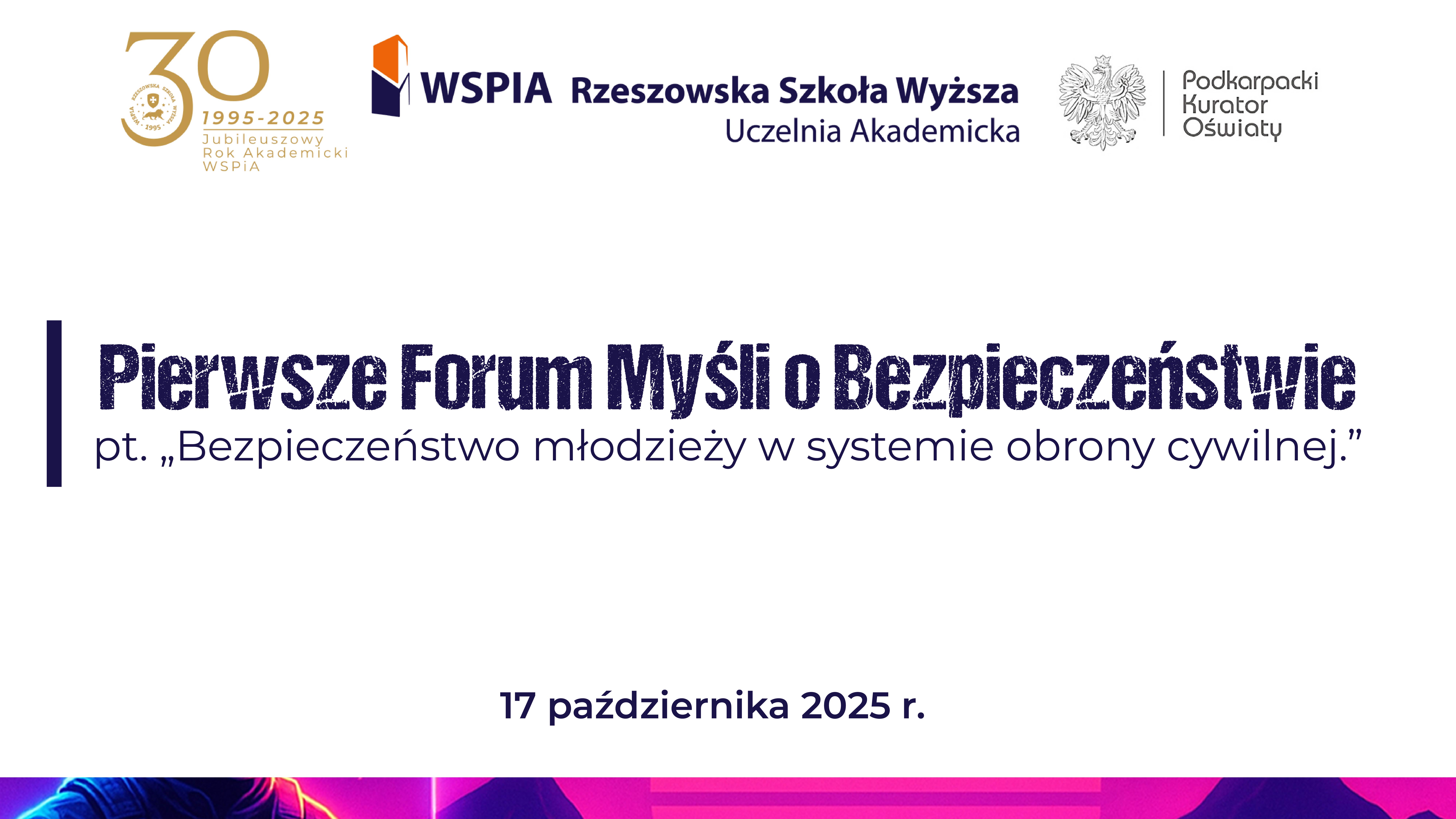 Inauguracja Podkarpackiego Forum Myśli o Bezpieczeństwie w WSPiA